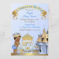 Carruagem do Castelo do Príncipe Real Azul Dourado