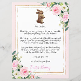 Convites Carta À Criança Do Coelho Da Páscoa