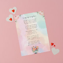 Carta de Amor para Minha Esposa