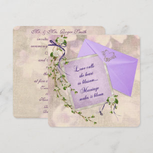 Convites Carta de Casamento