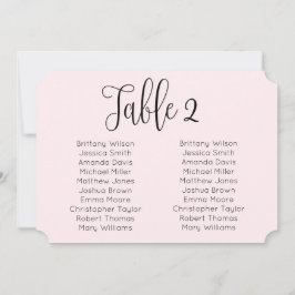 Convites Carta de lugares para casamento landscape blush. R