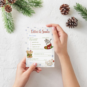 Convites Carta De Natal Para Modelo De Férias De Papai Noel