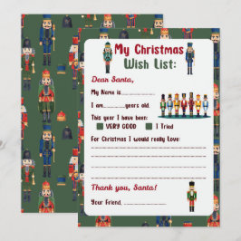 Convites Carta de Natal para Papais noeis - Noz-cracker