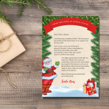 Carta de Papai Noel Personalizada
