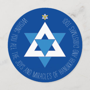 Convites Carta de Saudação da Árvore de Natal de David