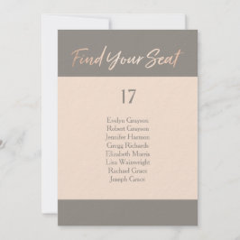 Convites Carta elegante do assento da folha do falso do