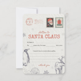 Convites 🎅Carta para o Papai Noel | Lista de Desejos de Na