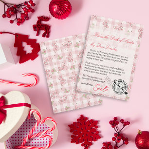 Convites Carta Personalizada de Santa Claus modelo