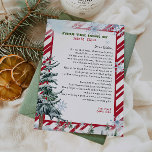 Convites Carta personalizada do Natal do Papai Noel<br><div class="desc">Carta personalizada de Santa Cláusula. Dê ao seu filho,  este ano,  uma carta especial e fofa de Papais noeis. Coleção: https://www.zazzle.com/collections/love_christmas_collection-119212194434211063</div>