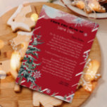 Convites Carta personalizada do Natal do Papai Noel<br><div class="desc">Carta personalizada de Santa Cláusula. Dê ao seu filho,  este ano,  uma carta especial e fofa de Papais noeis. Coleção: https://www.zazzle.com/collections/love_christmas_collection-119212194434211063</div>