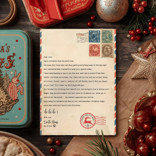 Convites Carta Personalizada do Papai Noel Polo Norte