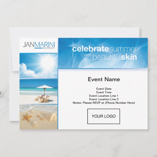 Convites Cartão-postal de abertura de verão (Frente)