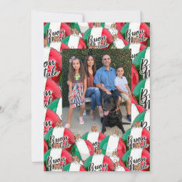 Convites Cartão-postal de saudação de Natal Buon Natale