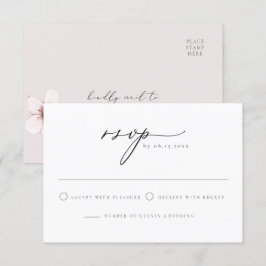 Convites Cartão-postal Elegante Sakura Cherry Blossom - HAR