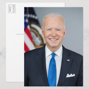 Convites Cartão-postal grande do Presidente Joe Biden 2021