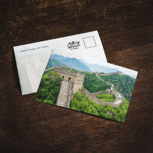 Convites Cartão-postal para excelente Wall da China