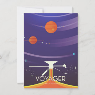 Convites Cartaz de Ciência da Grande Turnê da Voyager