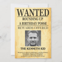Cartaz de Procurado do Velho Oeste 🤠 50º Aniversá