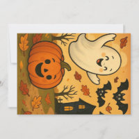 Cartografia de abóbora-fantasma do Dia das Bruxas