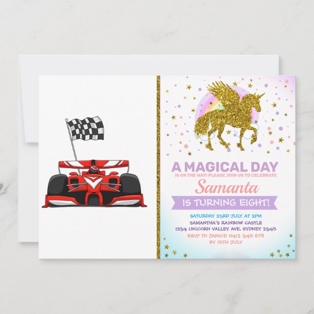 Convites Cartografia extrema Race car |Escolher cor de fund (Frente)