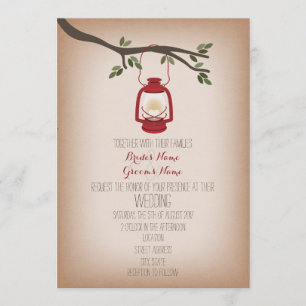 Convites Cartolina Inspirou Casamento de Campos Lanterna