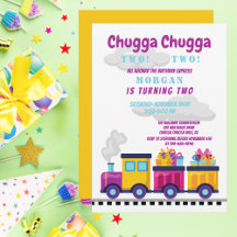 Cartoon Chugga Choo Segundo Aniversário
