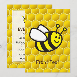 Convites Cartoon de Honeybee