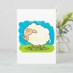 Convites Cartoon Sheep