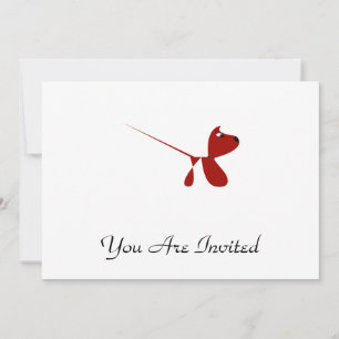 Convites Cartum bonito de cachorro-gato