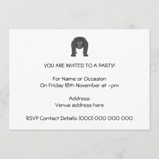Convites Cartum gorila