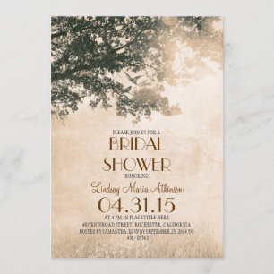 Convites Carvalho velho e chá de panela de aves amadoras