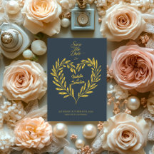 Carvão Cinza e Dourado Pálido Coração Salve o Dia