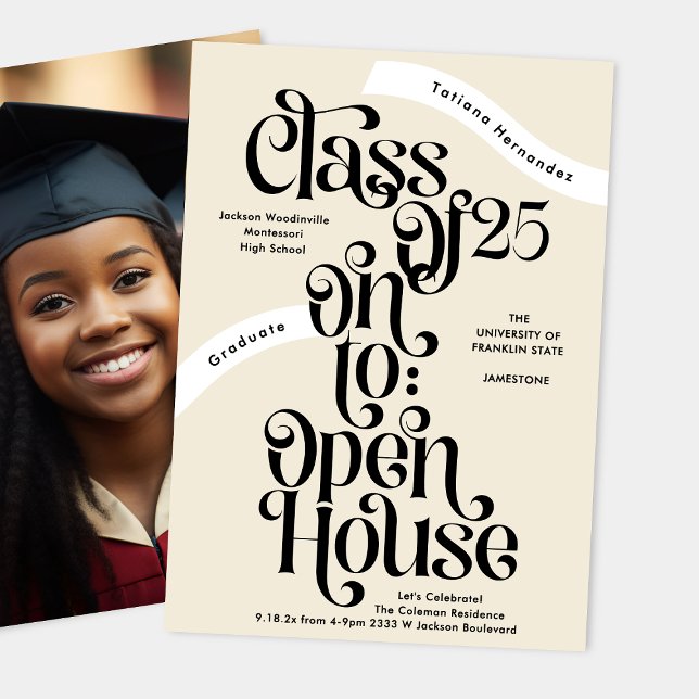 Convites CASA ABERTA | Classe de GRADUAÇÃO de SEGUNDOS GRAU (Criador carregado)