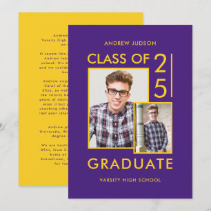 Convites Casa Aberta Da Classe Moderna De 25 Fotos Roxos 2