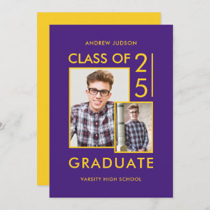 Convites Casa Aberta Da Classe Moderna De 25 Fotos Roxos 2