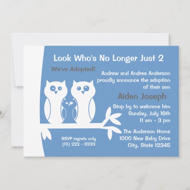 Convites Casa Aberta de Adoção Familiar (Frente)