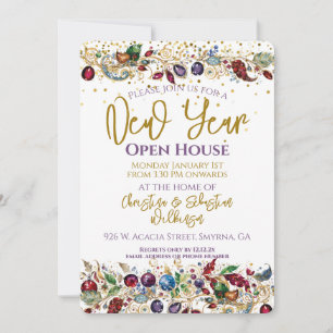 Convites Casa Aberta de Ano Novo