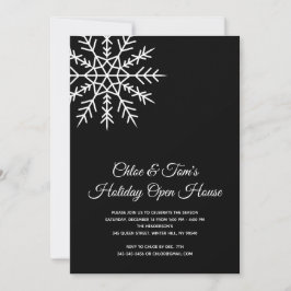 Convites Casa Aberta de Feriado de Neve
