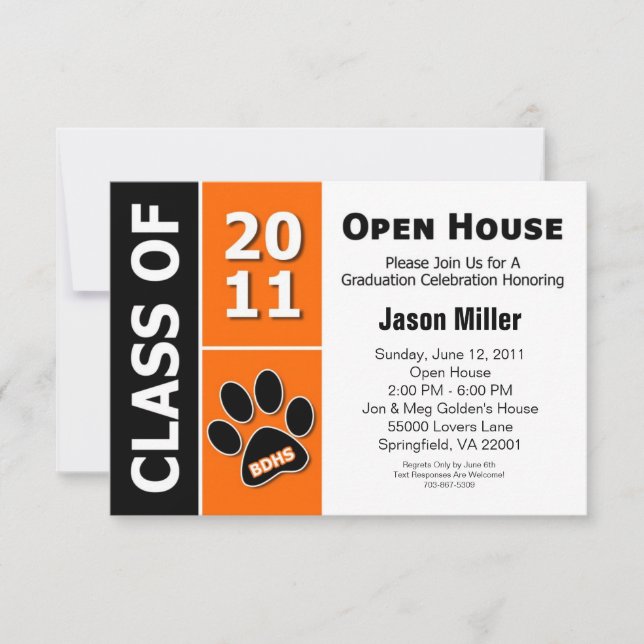 Convites Casa Aberta de Graduação (Frente)