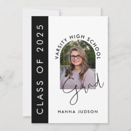 Convites Casa Aberta De Graduação De Fotos Moderna Da Class