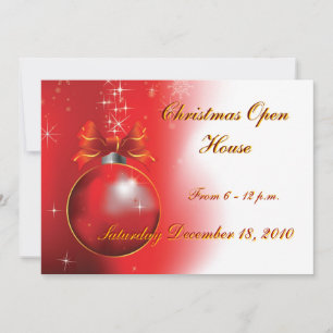 Convites Casa Aberta de Natal, Das 18h às 0h, F...