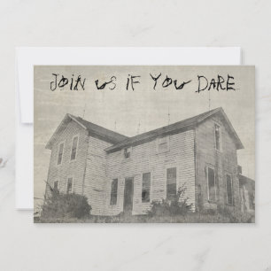 Convites Casa assombrada afligida velha assustador do Dia
