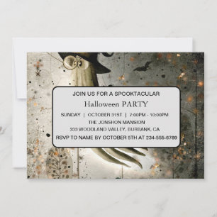 Convites Casa Assombrada Escura Espetacular de Halloween I