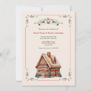 Convites Casa de Biscoito de Mel