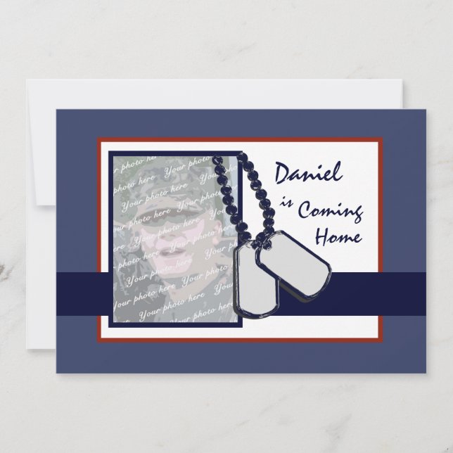 Convites Casa de boas-vindas militares (Frente)