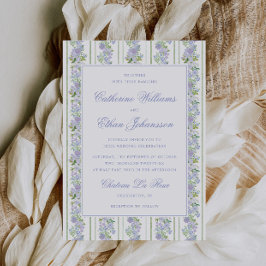 Convites Casa de Campo Romântica Quadro Floral Casamento