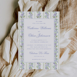 Convites Casa de Campo Romântica Quadro Floral Casamento