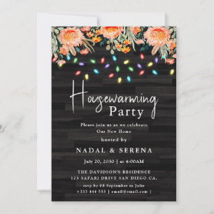 Convites Casa do Partido do Aquecimento Doméstico