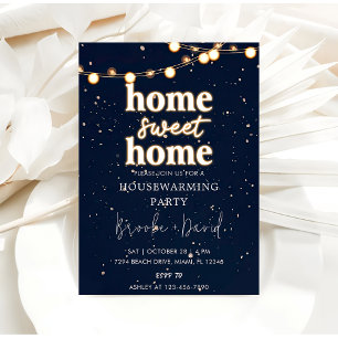 Convites Casa do Partido do Aquecimento Doméstico