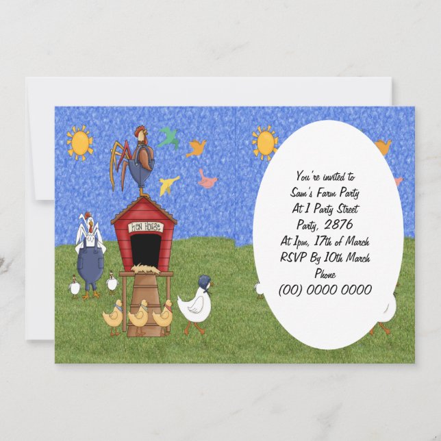 Convites Casa Hen (Frente)